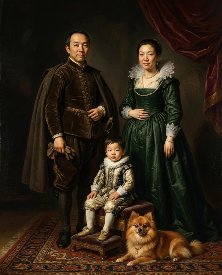 Portrait impressionniste